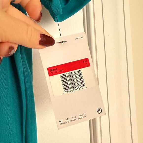 Nike Men's Teal Polo Shirt - Picture 4 of 6